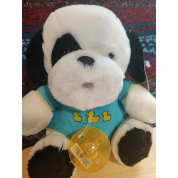 Very Rare 1985 8" Vintage Dakin Pillow Soft Goo Goo Puppy Stuffed Plush Toy Doll - Picture 2 of 10